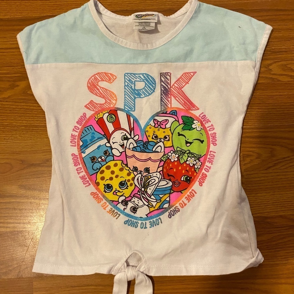Shopkins Tee size 6/6X (DO)